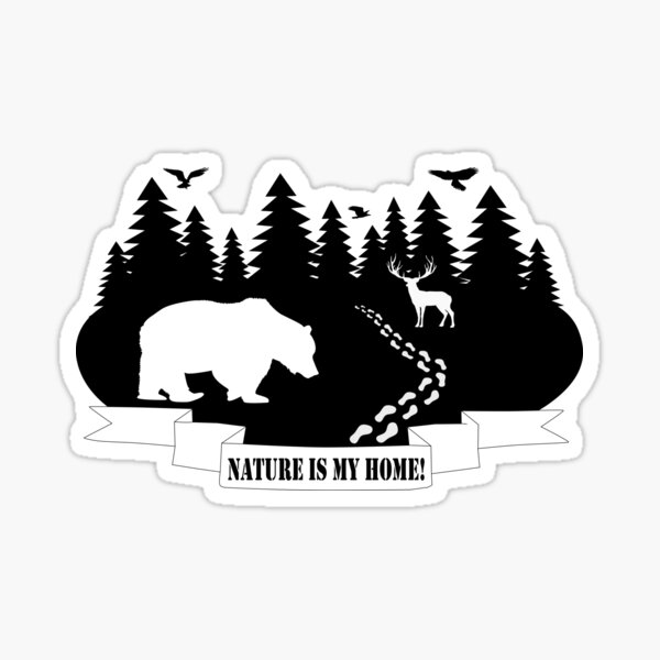 Item preview, Nature bear and deer designed and sold by MoonCat26.