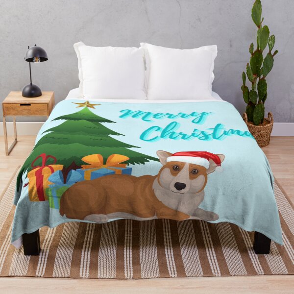 Artikelvorschau, "Frohe Weihnachten!" - Süße Corgi-Weihnachtsferien entworfen und verkauft von PandaSoul.