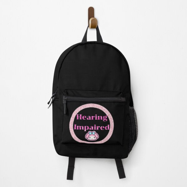 Item preview, Hearing impaired , hearing loss, hard of hearing girly pinky glitter designed and sold by Morinas.