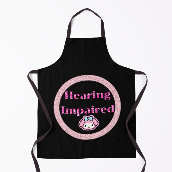 Item preview, Hearing impaired , hearing loss, hard of hearing girly pinky glitter designed and sold by Morinas.