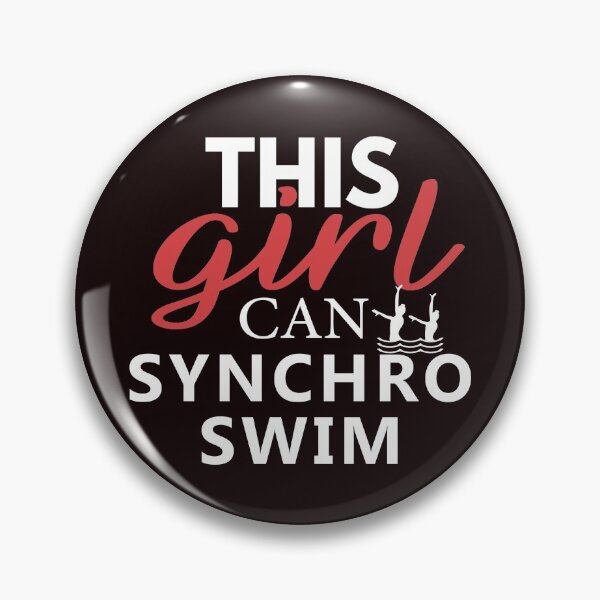 Item preview, This Girl Can Synchro Swim, Synchro Swim Quote, Funny Synchronized Swimming  designed and sold by Aerial Addicts.
