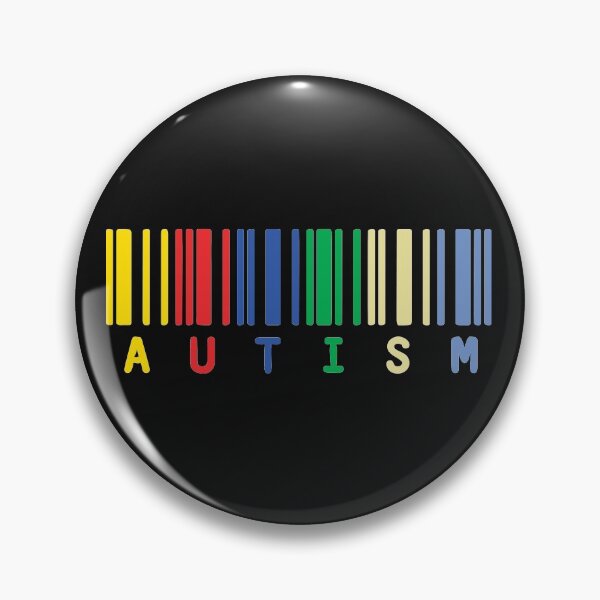 Item preview, Autism spectrum barcode designed and sold by Delicarte.