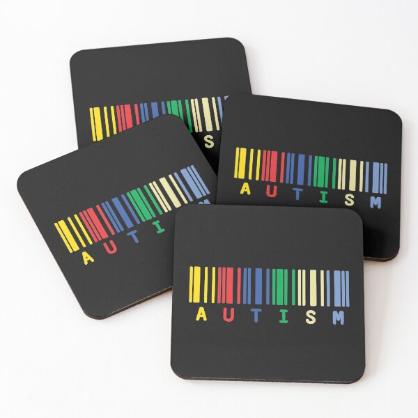 Item preview, Autism spectrum barcode designed and sold by Delicarte.