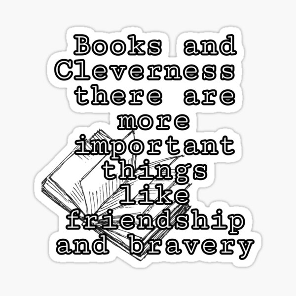 hermione granger books and cleverness quote