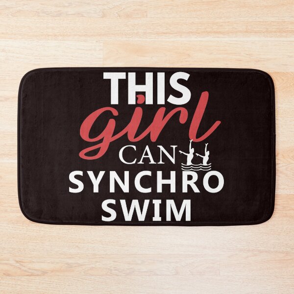 Item preview, This Girl Can Synchro Swim, Synchro Swim Quote, Funny Synchronized Swimming  designed and sold by Aerial Addicts.