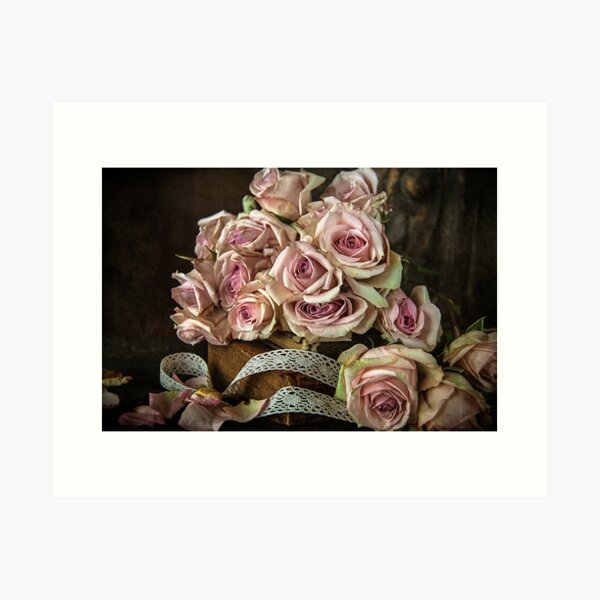 Roses and Lace Art Print