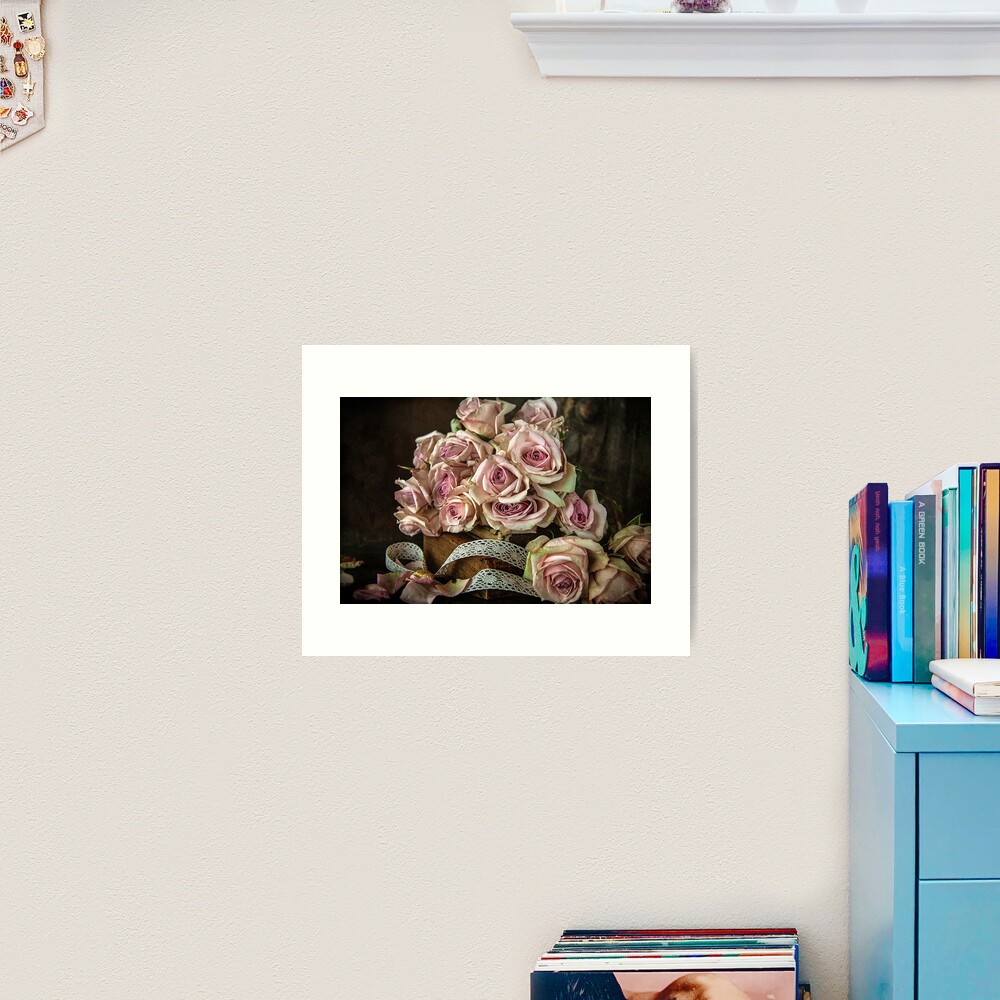 Roses and Lace Art Print