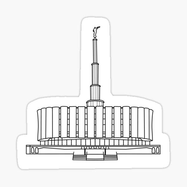 Provo lds temple Sticker