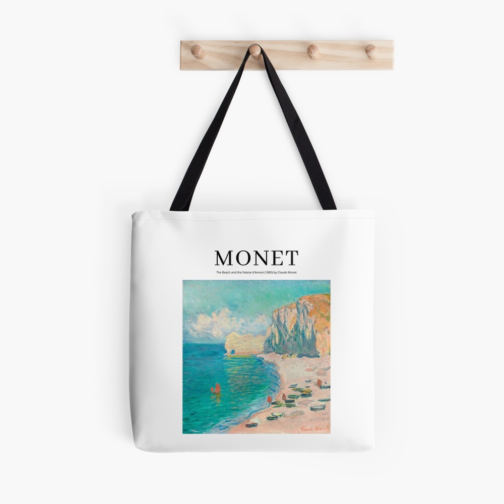 Monet Painting Tote Bag the Cliffs at Étretat Impressionist Art Gift for a  Friend - Etsy