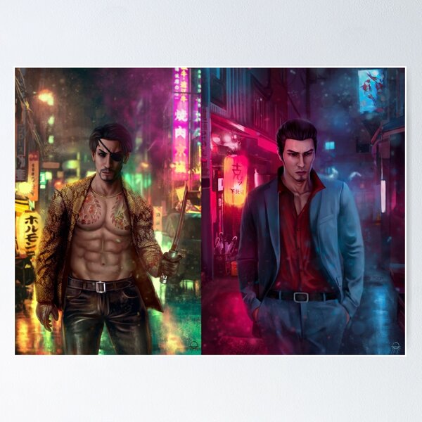 Item preview, Kiryu and Majima designed and sold by Cecilia G.F..
