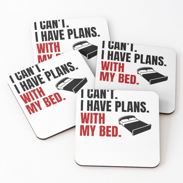 Item preview, I can't I Have Plans With My Bed Introvert Nap Gift designed and sold by FP-POD.
