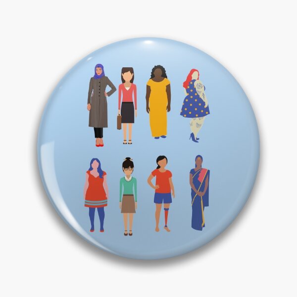 Item preview, Feminist Girl Power, and Diverse Women Print designed and sold by melbournegirl.
