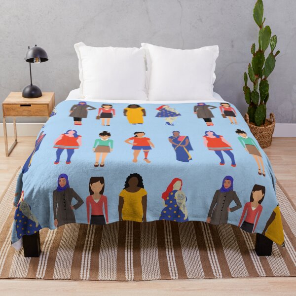 Item preview, Feminist Girl Power, and Diverse Women Print designed and sold by melbournegirl.