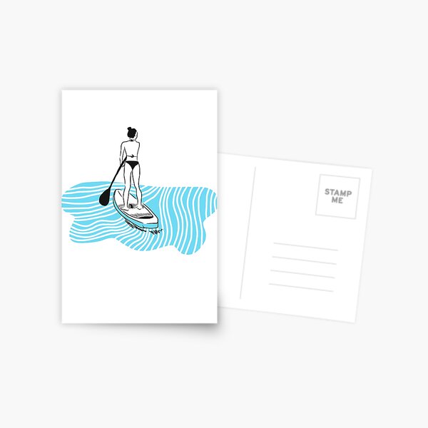 Item preview, Paddle surfing stand up paddle paddling  designed and sold by Tropical Blood.