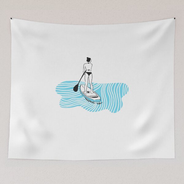 Item preview, Paddle surfing stand up paddle paddling  designed and sold by Tropical Blood.