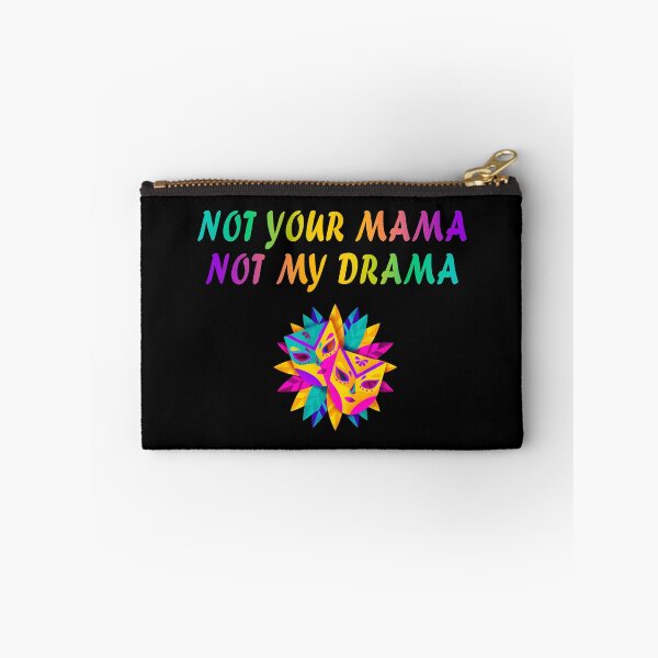 Item preview, Not Your Mama, Not My Drama – Thespian Theater Rainbow Carnival Mask designed and sold by The Green Corner.
