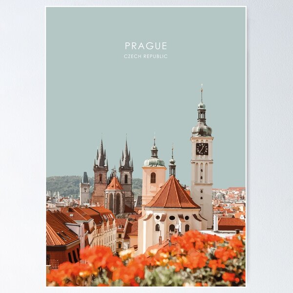 Item preview, Prague, Czech Republic Travel Artwork designed and sold by Alo.