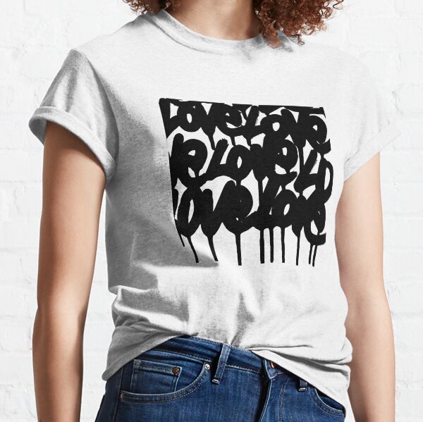 BLACK LOVE T-shirt classique