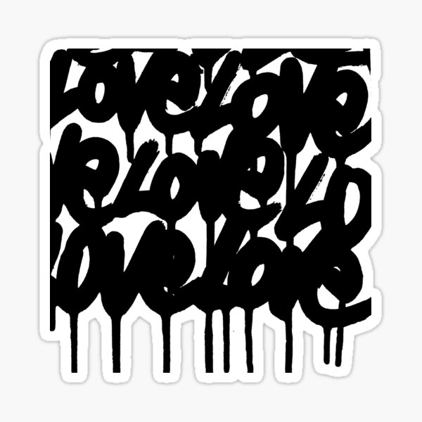 BLACK LOVE Sticker
