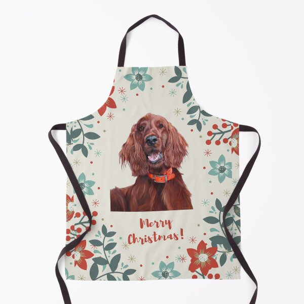 Artikelvorschau, Irish Setter zu Weihnachten entworfen und verkauft von AnnaAndVibes.