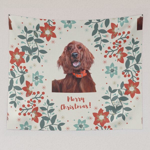 Item preview, Christmas Irish Setter designed and sold by AnnaAndVibes.