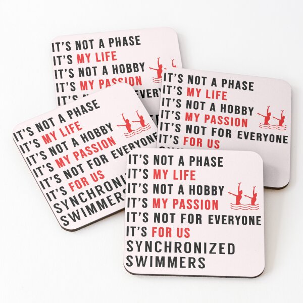 Item preview, It's For Us Synchronized Swimmers, Synchro Swim Quote, Funny Synchronized Swimming  designed and sold by Aerial Addicts.