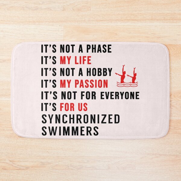 Item preview, It's For Us Synchronized Swimmers, Synchro Swim Quote, Funny Synchronized Swimming  designed and sold by Aerial Addicts.