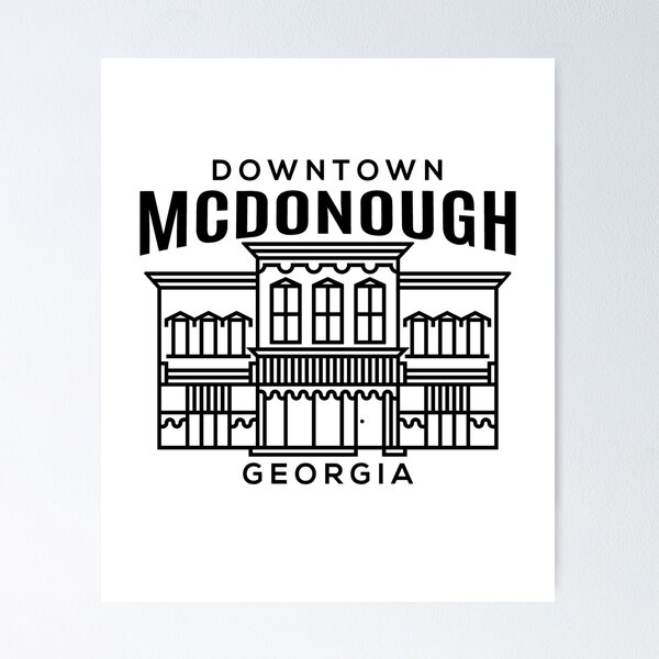 Item preview, Downtown McDonough GA designed and sold by HalpinDesign.