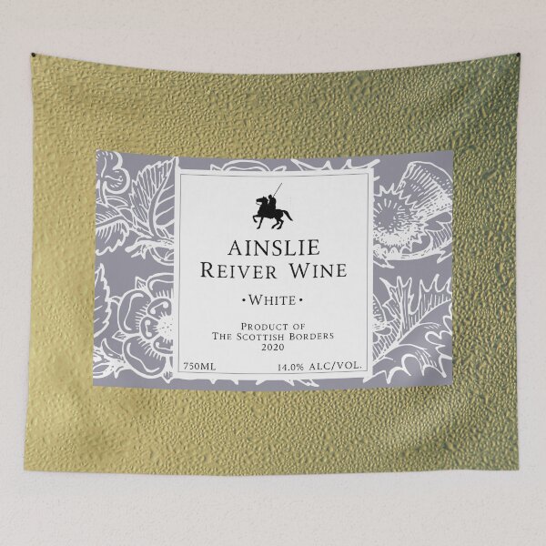 Item preview, AINSLIE Red Wine Label | Border Reivers designed and sold by yourscotborders.