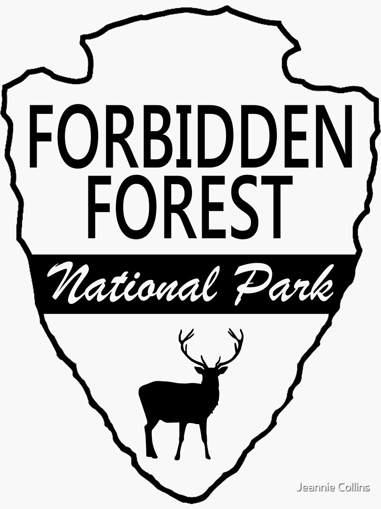 Forbidden Forest National Park Sticker