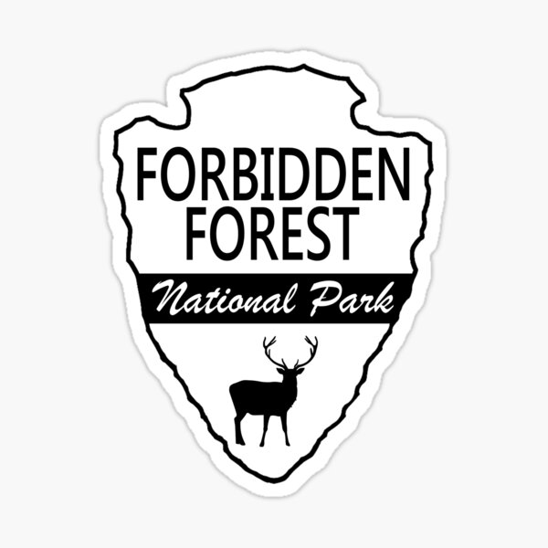 Forbidden Forest National Park Sticker