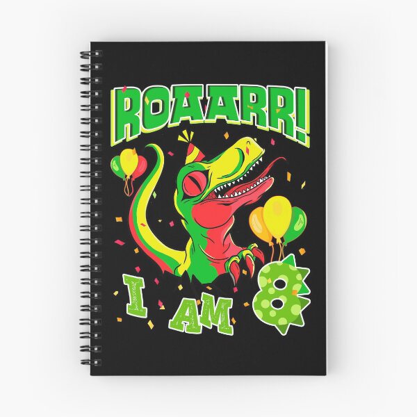 Item preview, 8th Birthday Dinosaur ROAARR 8 Years Boys Girls Dino designed and sold by Renergie.
