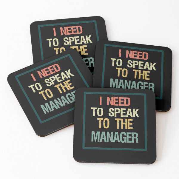 Artikelvorschau, Ich muss mit dem Manager sprechen: Lustige Zitate / Vintage Farbe / Meme Stil entworfen und verkauft von Houssemanthony.