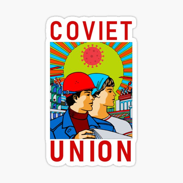 Coviet Union Poster v1 Sticker