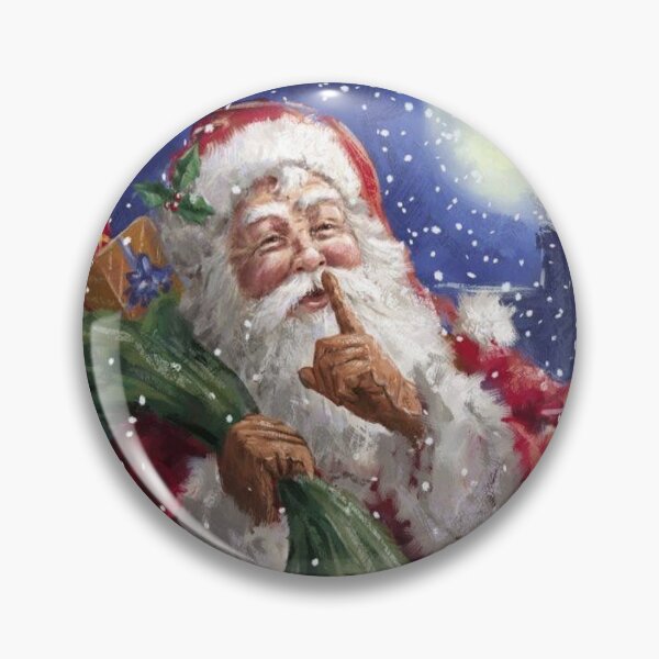 Item preview, Santa Claus Don't Tell Vintage Style Image designed and sold by Darcy777.