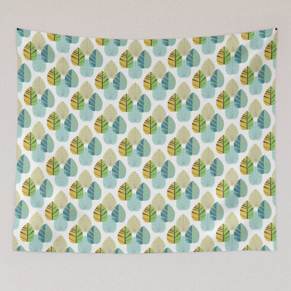 Item preview, Mid Century Modern Leaves Gold designed and sold by Barbara Pixton.