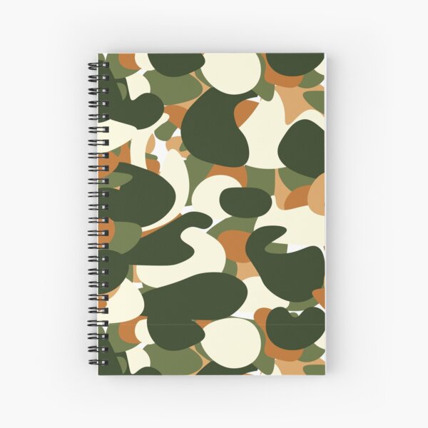 Green Military Style Camouflage Unique Spiral Notebook for Sale by  JasKei-Designs