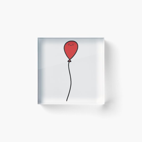 Item preview, An angry red balloon designed and sold by CaptinAubs.