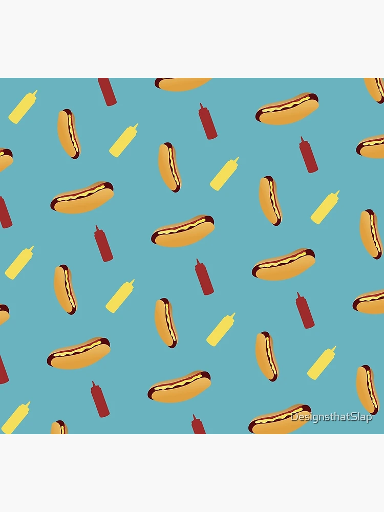 Thumbnail 5 of 5, Socks, Tumbling Hot Dog Pattern designed and sold by DesignsthatSlap.