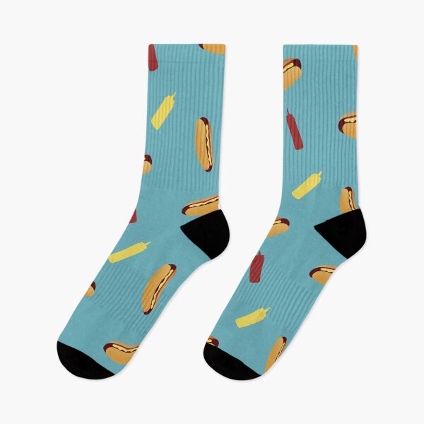 Item preview, Tumbling Hot Dog Pattern designed and sold by DesignsthatSlap.