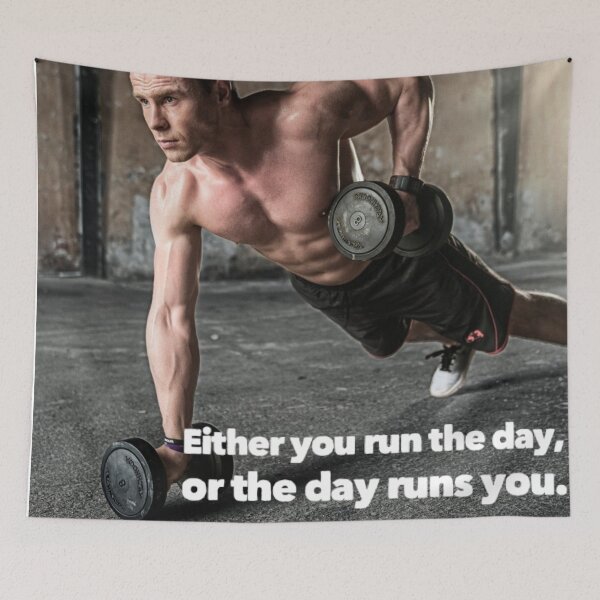 Item preview, Either You Run The Day, Or The Day Runs You designed and sold by liftdesign.