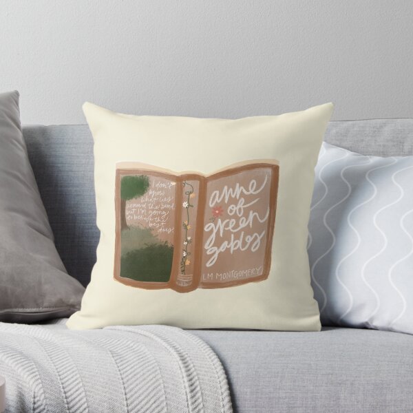 Anne of Green Gables Book Throw Pillow