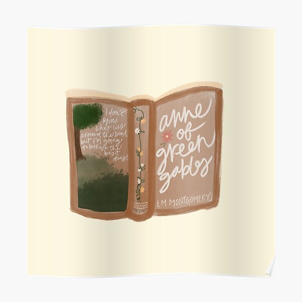 Libro de Ana de las Tejas Verdes Póster