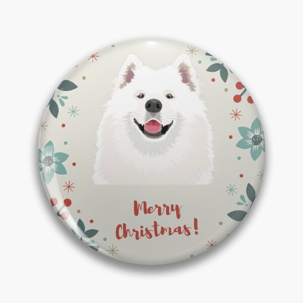 Item preview, Christmas Samoyed designed and sold by AnnaAndVibes.