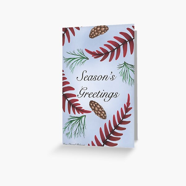 Item preview, Triassic flora holiday card designed and sold by Liam Elward.