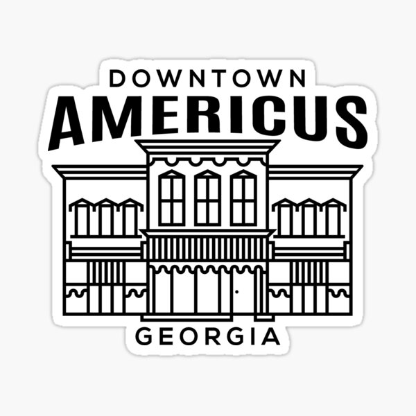 Item preview, Downtown Americus GA designed and sold by HalpinDesign.