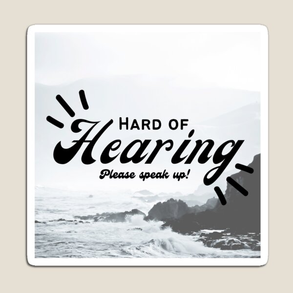 Item preview, Hard of hearing designed and sold by STUDIOmilk.