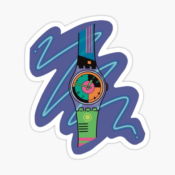 Swatch Watch Stickers Redbubble