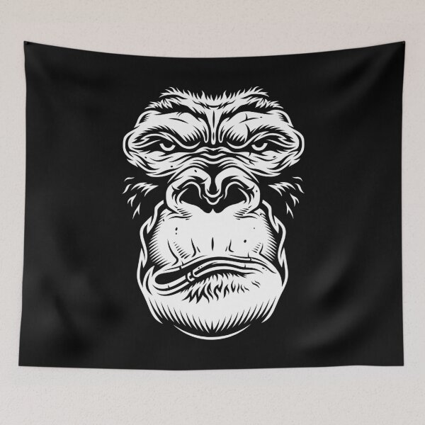 Item preview, White Face of Gorilla designed and sold by kalud-zoldyck.