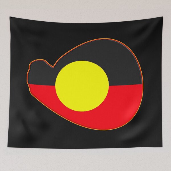 Item preview,  FREE MELBOURNE 2020 - AUSTRALIAN ABORIGINAL FLAG designed and sold by Ralek.